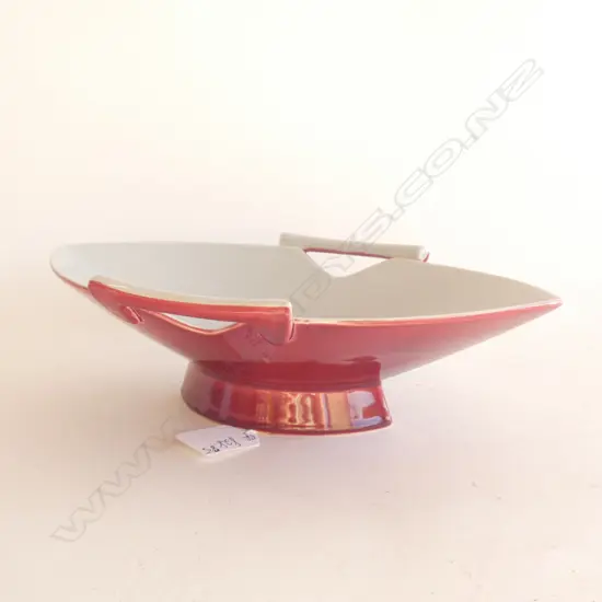 A Crown Devon footed dish
